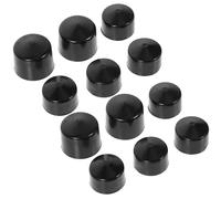 Abaodam 2 Juegos de Repuestos para Ejes de Longboard Copas Pivotantes de PU Negras, Almohadillas Amortiguadoras Resistentes y Suministros para Reparación y Mantenimiento de