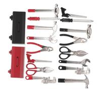 Abaodam 2 Juegos Mini de Herramientas Realistas para Decoración de Casas de Muñecas Incluye Martillo Alicates Destornillador y Llave para Manualidades y Fotografía