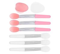 Abaodam 2 Juegos Set de Pinceles de Silicona para Labios, Uso Profesional | Aplicación , Ayuda a Igualar el Color, para Uso Diario, Formato Práctico, Silicona