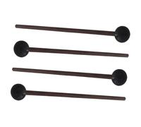 Abaodam 2 pares Mazas para Lengua Madera Mango Ergonómico Mallets Percusión para Marimba Práctica Profesional Instrumentos Musicales
