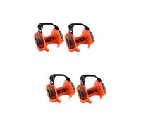 Abaodam 2 Pares Patín de Rueda Ajustable para Adultos Zapatillas de Patinaje Exterior con Ruedas Luminosas para Ejercicio y Diversión