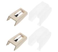 Abaodam 2 Piezas Aguja de Tocadiscos Reemplazo para Discos Aguja de Fonógrafo para Tocadiscos de Vinilo para Uso Giradiscos Antiguos