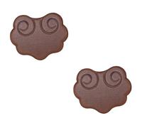 Abaodam 2 Piezas Alfombrilla absorbente de sonido Erhu pequeña viola sordo silenciador de práctica erhu regalos familiares regalos para amigas accesorio de instrumento musical erhu mudo