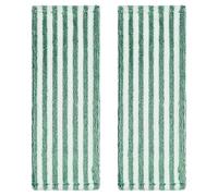 Abaodam 2 Piezas Almohadillas de recambio reutilizables de microfibra para mopa plana - paños absorbentes lavables para limpieza en seco y húmedo (2 unidades)