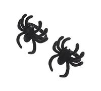 Abaodam 2 Piezas Anillo Suministros De Truco o Trato De Fiesta De Halloween Víspera De Todos Los Santos Pastel De Juguete Favores De La Fiesta De Halloween Black Aleación De Zinc