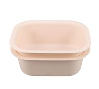 Abaodam 2 Piezas Bañera Cambiadora para Bebés, Lavabo Rectangular Antideslizante de Pp Blanco para Cambiador, Baño y Lavandería, para Ñiño