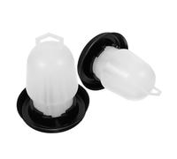 Abaodam 2 Piezas Bebedero Automático para Pollos Dispensador de Agua de Gran Capacidad para Gallinas y Aves Fácil de Limpiar y Resistente al Sol Adecuado para Pollitos y Ocas Instalación