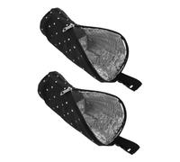 Abaodam 2 Piezas Bolsa De Botella Aislada Bolsa Mini Hielera Enfriador De Bolsas De Botellas Bolsa Enfriadora De Una Sola Botella Calentador De Botellas Portabotellas Poliéster Black