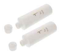 Abaodam 2 Piezas Botella de Agua con Cruz de Plástico Ligera y Portátil para Bautizos y Ceremonias Religiosas en Iglesia o Viaje, Diseño Sencillo y Detalles Delicados