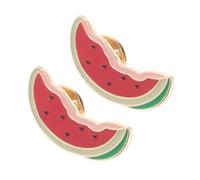 Abaodam 2 Piezas Broche De Sandía Bonito Pin Diseño De Sandía Para Vestido Broche De Fruta Para Cárdigan Pinzas Para Chal Pin Para Ropa
