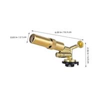 Abaodam 2 Piezas Cabezal de Antorcha Portátil Ajustable para Cocina Camping y Soldadura de Resistente y Compacto para Barbacoa y Actividades