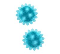 Abaodam 2 Piezas Cepillo De Champú Exfoliación Corporal Silla Plegable Para Casa De Muñecas Esponja De Bebe Para Bañarse Tómate Un Baño Silicona De Grado Alimenticio Niño Cepillo De Baño