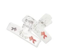 Abaodam 2 Piezas Clips para Partituras Transparente Acrílico con Diseño de Dibujos Animados para Piano Violín Guzheng Sujetapáginas Musicales Portátiles para Práctica y Entrenamiento