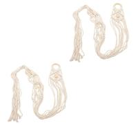 Abaodam 2 Piezas Colgador De Guitarra Gancho De Guitarra Colgadores De Plantas Colgador De Pared Para Ukelele Soporte Para Colgar En El Techo Ukeleles Macetero Colgante De Macramé Algodón