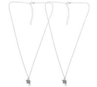 Abaodam 2 piezas Collar Colgante Cuerno Francés para Mujer y Hombre Accesorio Elegante para Amantes Música Diseño Ligero y Resistente Complemento Versátil para Atuendo