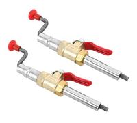 Abaodam 2 Piezas Conector Rápido para Inflar Neumáticos de Vehículo Aleación de Zinc, Herramienta y Fácil de Transportar para Mantenimiento de Coches