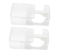 Abaodam 2 Piezas Cubierta de cerradura de puerta cubierta de la manija de la perilla de la puerta cubiertas de perilla de puerta a prueba de niños Accesorios de casa mando AbS