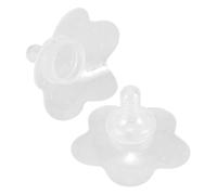 Abaodam 2 Piezas Cubierta Protectora Del Escudo Mamario Suministro De Lactancia Escudo Invertido Protector De Lactancia Silicona Recolector De Leche Gel De Sílice Transparent