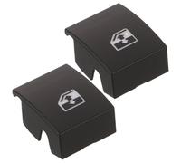 Abaodam 2 Piezas Cubiertas para Botón de Ventana Coche Paneles de Interruptor Elevalunas Automáticos Recambio Compatible para Mando Elevalunas de Marca Europea Instalación Fácil sin