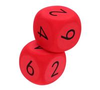 Abaodam 2 Piezas Dados de Espuma Grande Eva para Actividades Educativas de Cubos para Fiesta y Aula para de y Matemáticas Seguros