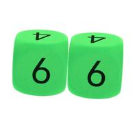 Abaodam 2 Piezas Dados de Espuma Grande para Infantiles y Actividades Educativas de Dados Numéricos de Eva para Fiestas y Aprendizaje Divertido