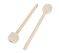 Abaodam 2 Piezas De Mazos De Madera Para Con Cabeza De Fieltro Baquetas Duraderas Para Percusión Mango Antideslizante Práctico Accesorios Musicales Para Principiantes y Músicos Intermedios