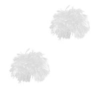 Abaodam 2 Piezas decoración de peluca trajes de niño disfraz de anciana ropa de niños vestidos peluca de disfraz de abuelo peluca de pelo maíz caliente accesorios suite hombre Seda