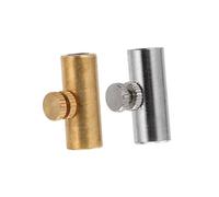 Abaodam 2 piezas Eliminador de Tono para Violonchelo con Giratorio Supresor de Wolf Tone Cobre Duradero Fácil Instalación de Dorado y Plateado