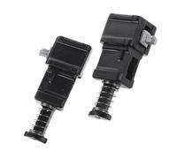 Abaodam 2 Piezas Empuñaduras para Mango de Maleta Telescópico Clips Metálicos de Alta Resistencia para Reparación y Reemplazo de Manijas Equipaje Accesorios para Maletas Extraíbles de