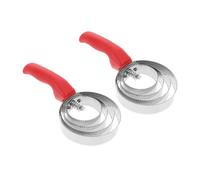 Abaodam 2 Piezas Equipo De Cría De Yaks Cepillo Limpiador De Caballos Peine Reversible para Muda De Pelo Cepillo De Aseo para Caballos Uso Granjas con Ganado