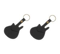Abaodam 2 Piezas Juego de púas de Guitarra Guitar Stand suporte Guitarra Bolsa Porta Guitarra Protector de Capo de Guitarra púa de Guitarra Soporte para púas de Guitarra Caja de plectro