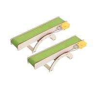 Abaodam 2 Piezas Kit Didáctico Cinta Transportadora Eléctrica DIY para Proyectos Stem Herramienta Práctica para Mejorar Habilidades Manuales y Comprensión Tecnológica