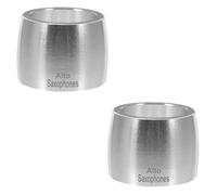 Abaodam 2 Piezas ligadura para saxo partes de saxofón clip de saxofón alto saxofonistas de saxofón Sujetador de ligadura de saxofón clip de ligadura de la del instrumento