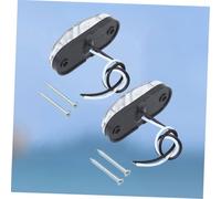 Abaodam 2 piezas Luces Traseras LED para Remolque Lámparas Duales Blancas con Función Intermitente Alta Luminosidad y Resistencia al Agua para Camiones y Furgonetas