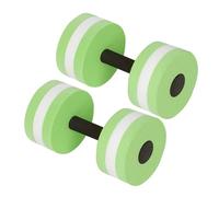 Abaodam 2 piezas Mancuernas Acuáticas EVA para Piscina Barra de Resistencia para Aeróbicos Agua Accesorio Flotante Verde para Natación Adulto y Ejercicio Pool