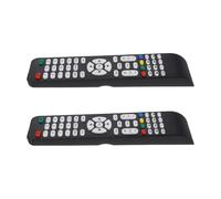 Abaodam 2 Piezas Mando a Distancia para Televisión Fácil Configuración y Cambio de Canales, Diseño en Plástico y Aleación, Adecuado para Uso en Casa