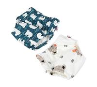 Abaodam 2 Piezas Pantalones De Entrenamiento Para Bebes De Algodon Lavables De Ropa De Cama Para Pantalones De Entrenamiento Para Uso Pañales De Bebe
