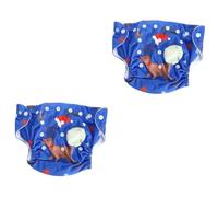 Abaodam 2 Piezas pantalones de pañaleras de bebe reutilizables insertos de de tela calzoncillos para adultos para recién nacidos calzoncillos de bebé botón