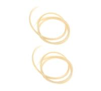 Abaodam 2 Piezas Pelo de Violín Natural de Caballo de Repuesto para Partes de Violín Cerdas Prácticas Reparación y Suministros para Instrumentos Musicales