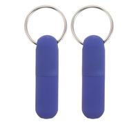 Abaodam 2 Piezas Perforador de Cigarros Metálico Mini Llavero 2 Piezas Azul, Herramienta Portátil para Abrir Agujeros Uniformes en Cigarrillos, Accesorios para Fumar y Uso en Exteriores