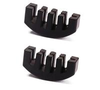 Abaodam 2 Piezas práctica de goma silenciador de práctica de silenciador de viola Mute para Silenciador de Sordina de goma para práctica de