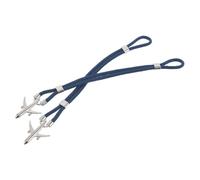 Abaodam 2 Piezas Pulsera de Avión para Hombre Cuerda Trenzada de Doble Cierre de Avión Pulsera Náutica Ajustable para Viajes de Negocios y Vacaciones por Paquete