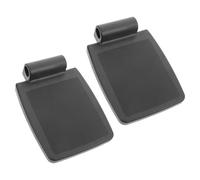 Abaodam 2 piezas Reposapiés para Silla de Ruedas Repuesto Plataforma Elevadora Antideslizante para Personas Mayores y Ligero Compatible Tipo de Sillas de Ruedas