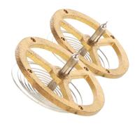 Abaodam 2 Piezas Rueda de Equilibrio para Reloj Mecánico Completo Kit Repuesto Reparación para Mecanismo de Reloj Despertador Antiguo