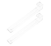 Abaodam 2 Piezas Soporte Colgante para Acuarios de Ganchos Ajustables Transparentes para Decoración de Peceras Accesorios Multifuncionales para Acuáticas y de