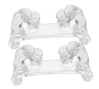 Abaodam 2 Piezas soporte de piano de pulgar jewlry holder instrumento musical bandeja de joyería estante de exhibicion soporte de piano de dedo soporte para instrumentos Jade Kalimba geco