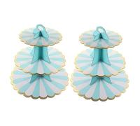 Abaodam 2 Piezas Soporte Para Pasteles De Varios Torre Decorativa Para Cupcakes Expositor De Macarons Soporte De Papel Para Pasteles Estante De Exhibición Para Fiestas De Cumpleaños Bodas