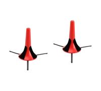 Abaodam 2 Piezas Soporte Pequeño Soporte De Clarinete Trípode Portátil Trípode Para Clarinete Saxo Soprano Para Instrumentos De Viento De Trompeta El Plastico Rojo