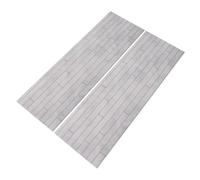 Abaodam 2 Piezas Suelo de Madera para Casa de Muñecas Tablones Realistas para Decoración y Proyectos DIY Compatible con Cocinas y Baños Miniatura Materiales Precisos para Manualidades