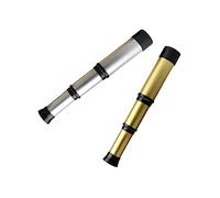 Abaodam 2 Piezas Telescopio Monocular Pirata Retráctil para Exploración Científica al Aire para y Senderismo Color Dorado y Plateado